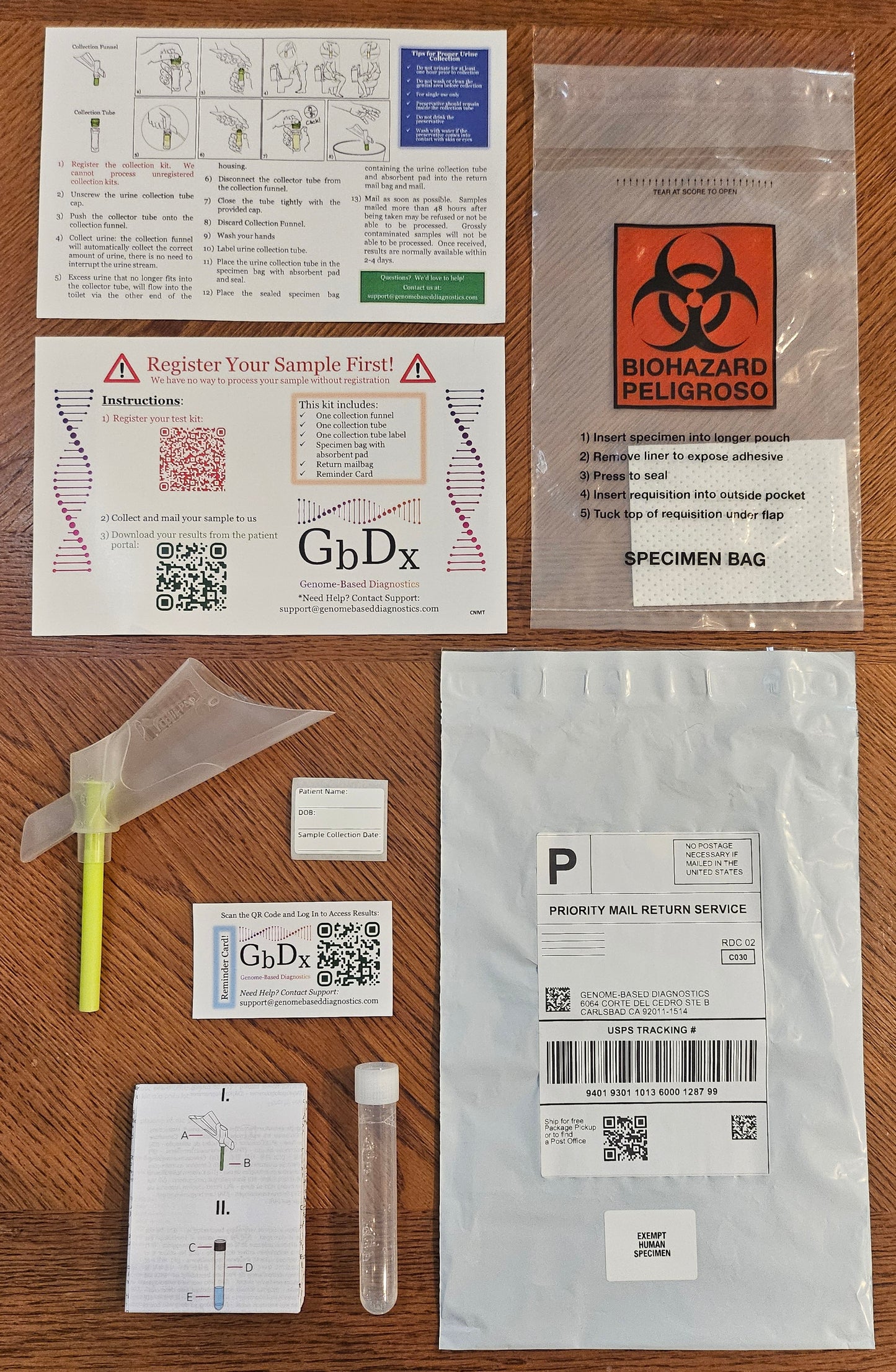 Gonorrhea Screening Lab Screening Test Urine At-Home Collection Kit