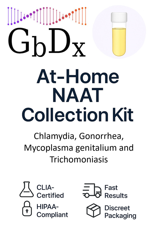 Chlamydia, Gonorrhea, Mycoplasma genitalium and Trichomoniasis Lab Screening Test from At-Home FV Urine Collection Kit