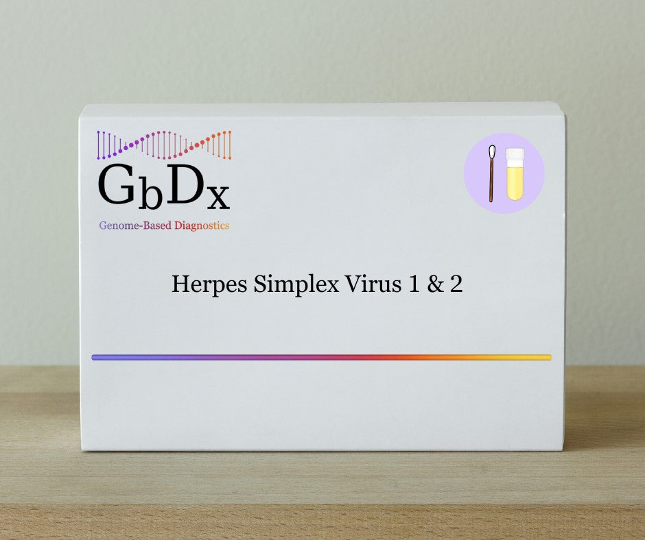 Herpes Simplex Virus 1 & 2 Lab Screening Test FV Urine & Swab At-Home Collection Kit
