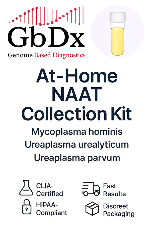 Mycoplasma hominis, Ureaplasma urealyticum, and Ureaplasma parvum Lab Screening Test from At-Home Urine Collection Kit