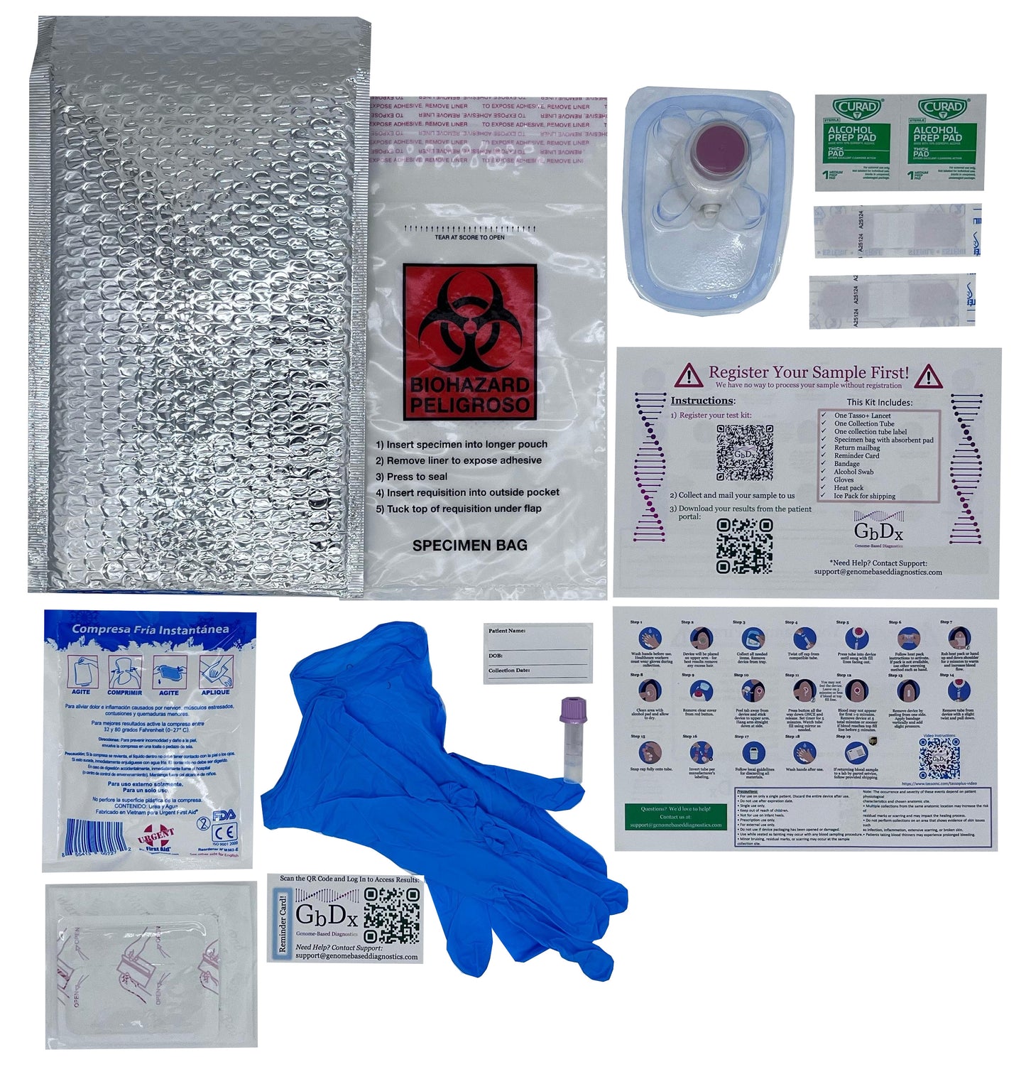 Syphilis Lab Screening at-home Collection Kit